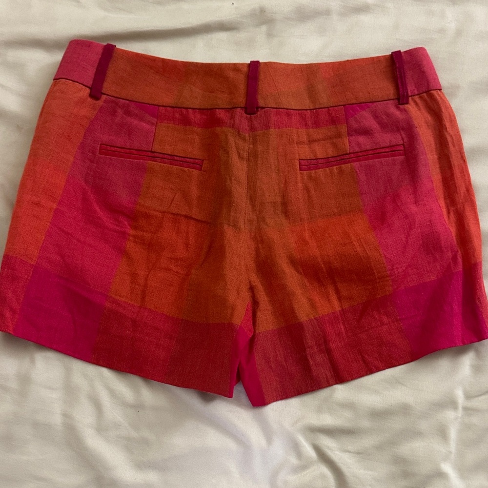 J. Crew Pink and Orange Women's Bermudas - Picture 2 of 2